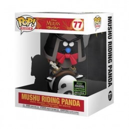 Funko Funko Pop Disney ECCC 2020 Mulan Mushu Riding Panda Edition Limitée