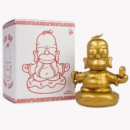 Kidrobot Homer Simpson Golden Budda Art Toy Figure Lootcrate 2015 Exclusive