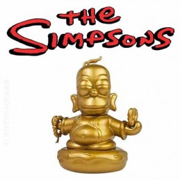 Kidrobot Homer Simpson Golden Budda Art Toy Figure Lootcrate 2015 Exclusive