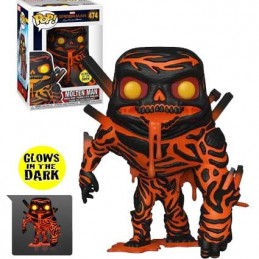 Funko Funko Pop Marvel Spider-Man Far From Home Molten Man Phosphorescent Edition Limitée