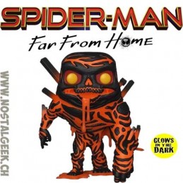 Funko Funko Pop Marvel Spider-Man Far From Home Molten Man Phosphorescent Edition Limitée