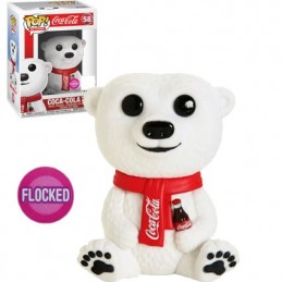 Funko Funko Pop Ad Icons Coca-Cola Polar Bear (Flocked) Exclusive Vinyl Figure