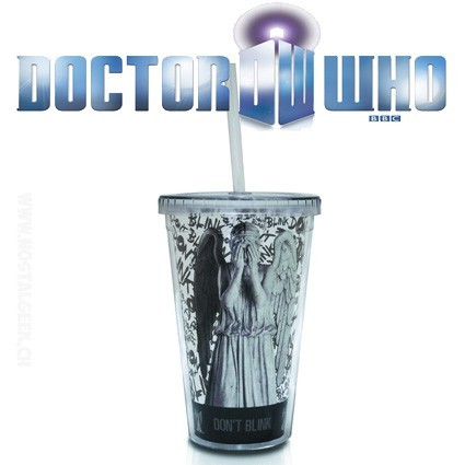 Doctor Who Weeping Angels Lidded Tumbler