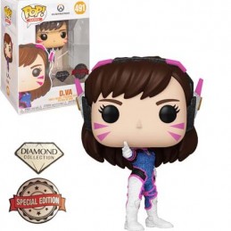 Funko Funko Pop! Jeux Vidéos Games Overwatch D.VA (Diamond Glitter) Edition Limitée