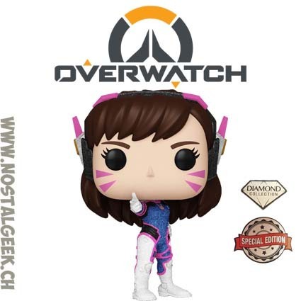 Funko Funko Pop! Jeux Vidéos Games Overwatch D.VA (Diamond Glitter) Edition Limitée