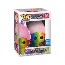 Funko Funko Pop Wondercon 2020 Good Luck Trolls - Rainbow Troll Edition Limitée