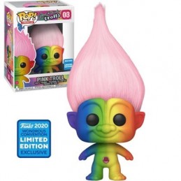 Funko Funko Pop Wondercon 2020 Good Luck Trolls - Rainbow Troll Edition Limitée