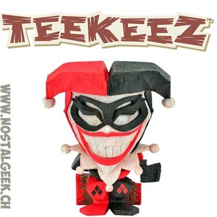 Cryptozoic DC Teekeez Harley Quinn Figurine Tiki empilable