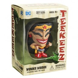 Cryptozoic DC Teekeez Wonder Woman Figurine Tiki empilable