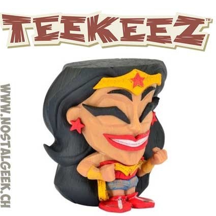 Cryptozoic DC Teekeez Wonder Woman Figurine Tiki empilable