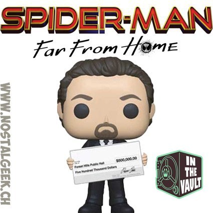 Funko Funko Pop Marvel Spider-Man Far From Home Happy HoganFunko Pop Marvel Spider-Man Far From Home Happy Hogan Vaulted Viny...