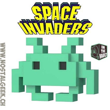 Funko Funko Pop Games Space Invaders 8 Bit Medium Invader (Teal) Vaulted Edition Limitée