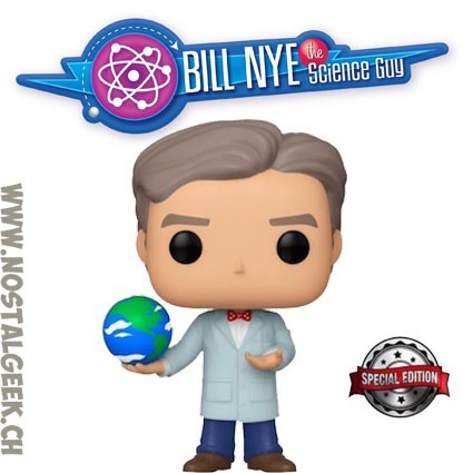 Funko Funko Pop Icons Bill Nye with Globe Edition Limitée