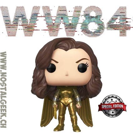 Funko Funko Pop DC WW84 Wonder Woman Golden Armor (Wings Out) Edition Limitée