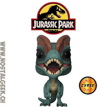 Funko Funko Pop N°550 Movies Jurassic Park Dilophosaurus (with Frill) Chase Exclusive Vinyl Figure