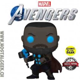 Funko Funko Pop Games Marvel Thor (Avengers Game) Phosphorescent Edition Limitée