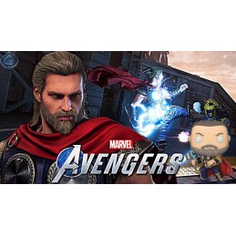 Funko Funko Pop Games Marvel Thor (Avengers Game) Phosphorescent Edition Limitée