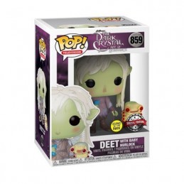 Funko Funko Television The Dark Crystal Deet With Baby Nurlock GITD Exclusive Vinyl Figure