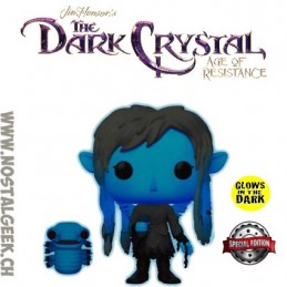 Funko Funko Television The Dark Crystal Deet With Baby Nurlock GITD Exclusive Vinyl Figure