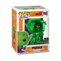 Funko Funko Pop ECCC 2020 Dragon Ball Z Piccolo (Green Chrome) Edition Limitée