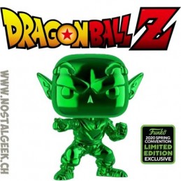 Funko Funko Pop ECCC 2020 Dragon Ball Z Piccolo (Green Chrome) Edition Limitée