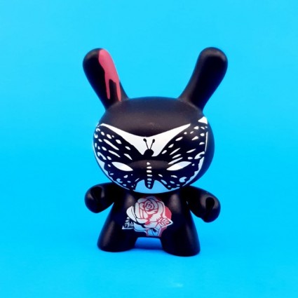 Kidrobot Dunny Lady Aiko Lady Butterfly Fatale Series No Ear Ring Figurine d'occasion (Loose)