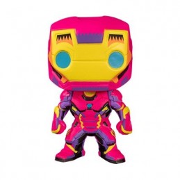 Funko Funko Pop Marvel N°649 Iron Man (Black Light) Edition Limitée