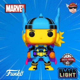Funko Funko Pop Marvel N°650 Thor (Black Light) Edition Limitée