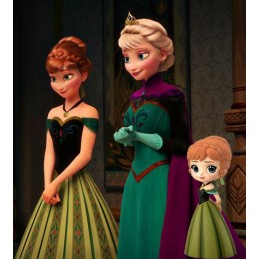 Banpresto Disney Characters Q Posket Frozen Anna Coronation Style Banpresto Figure