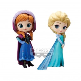 Banpresto Disney Characters Q Posket Frozen Anna et Elsa Duo Pack