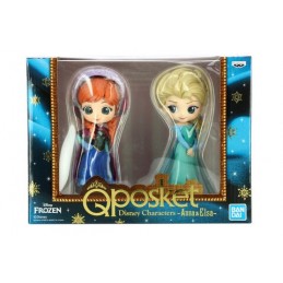 Banpresto Disney Characters Q Posket Frozen Anna & Elsa Duo Pack Banpresto Figures