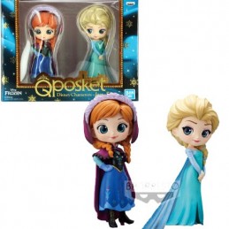 Banpresto Disney Characters Q Posket Frozen Anna et Elsa Duo Pack