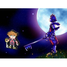 Lampe Pixel Pals Kingdom Hearts Sora Light up