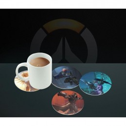 Paladone Overwatch Set de 4 Dessous de verre 3d