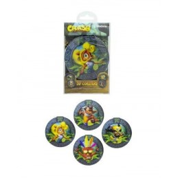 Paladone Crash Bandicoot Set of 4 3d Coasters