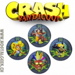 Crash Bandicoot Set of 4 3d Coasters