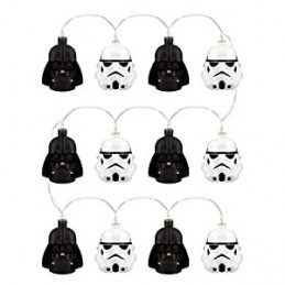 Star Wars Darth Vader et Stormtrooper Helmet 3d String Lights