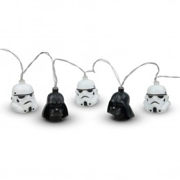 Star Wars Darth Vader et Stormtrooper Helmet 3d String Lights