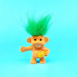 Troll on Hols 1996 Rock Star (Cheveux verts) Weetos Figurine d'occasion (Loose)