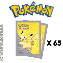 Pokemon Pikachu 65 x Ultra Pro Trading Card Supplies Deck Protectors