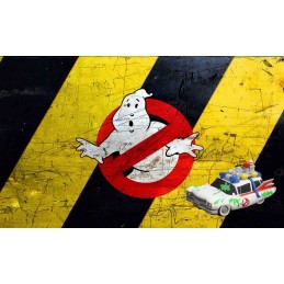 Titans Ghostbusters Slimed Ecto-1 GITD
