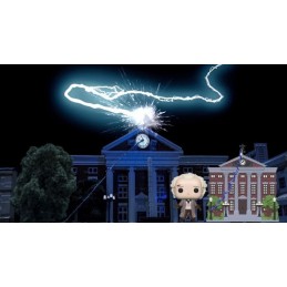 Funko Pop Town N°15 Retour vers le futur Doc Emmett Brown with Clock Tower