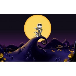 Super Deluxe Nightmare before Christmas Jack Skellington Vinyl Figure
