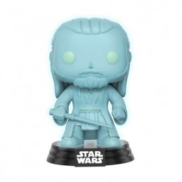 Funko Funko Pop! Star Wars Qui Gon Jinn Holographic Phosphorescent Edition limitée Galactic Convention 2017