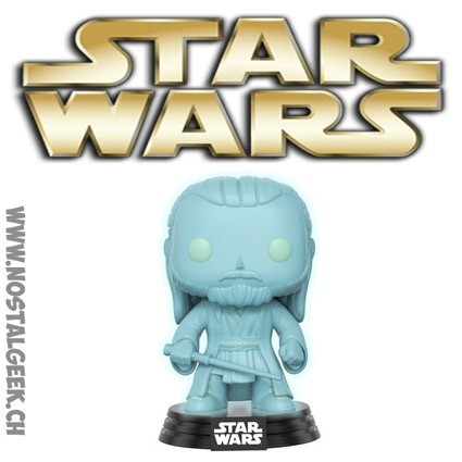 Funko POP Star Wars 128 Qui Gon Jinn GITD Glow In Dark 2017 Galactic Convention