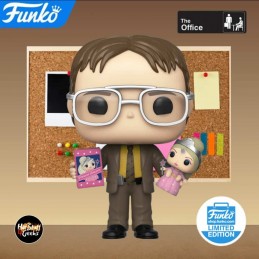 Funko Funko Pop The Office Dwight Holding Doll Exclusive Vinyl Figure