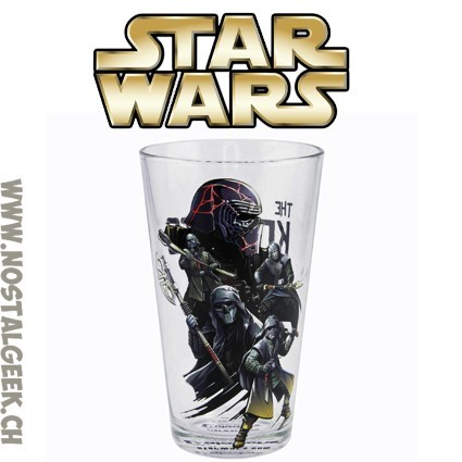 Paladone Star Wars Verre Kylo Ren and Knights of Ren glass