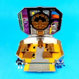 Power Rangers Micro Base Micro Playset Black Ranger second hand action figure (Loose)