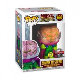 Funko Funko Pop Marvel Zombie Mysterio Phosphorescent Edition Limitée