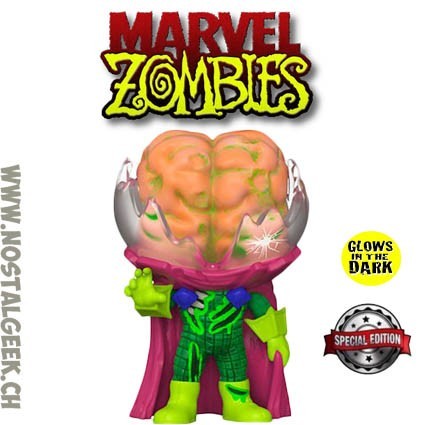 Funko Funko Pop Marvel Zombie Mysterio Phosphorescent Edition Limitée